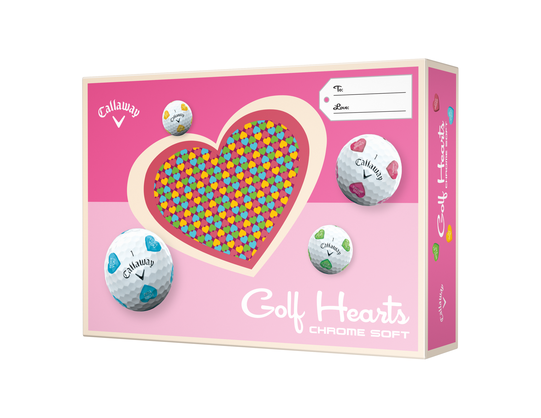 Limited Edition - Chrome Tour Golf Balls - Golf Hearts | CALLAWAY